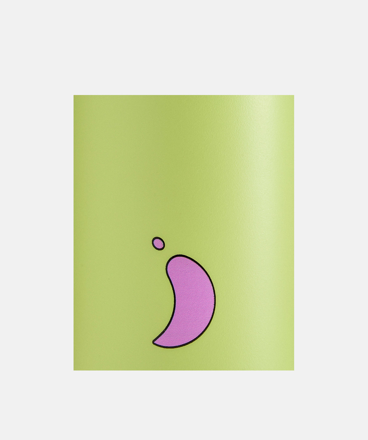 Botella kids de acero inoxidable que mantiene la temperatura durante horas, color lima