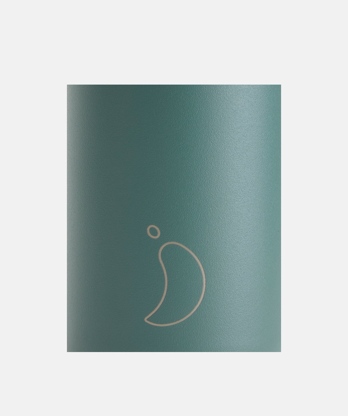 Chilly's Serie 2 color verde pino, botella de 500ml de acero inoxidable recubierto en pintura.