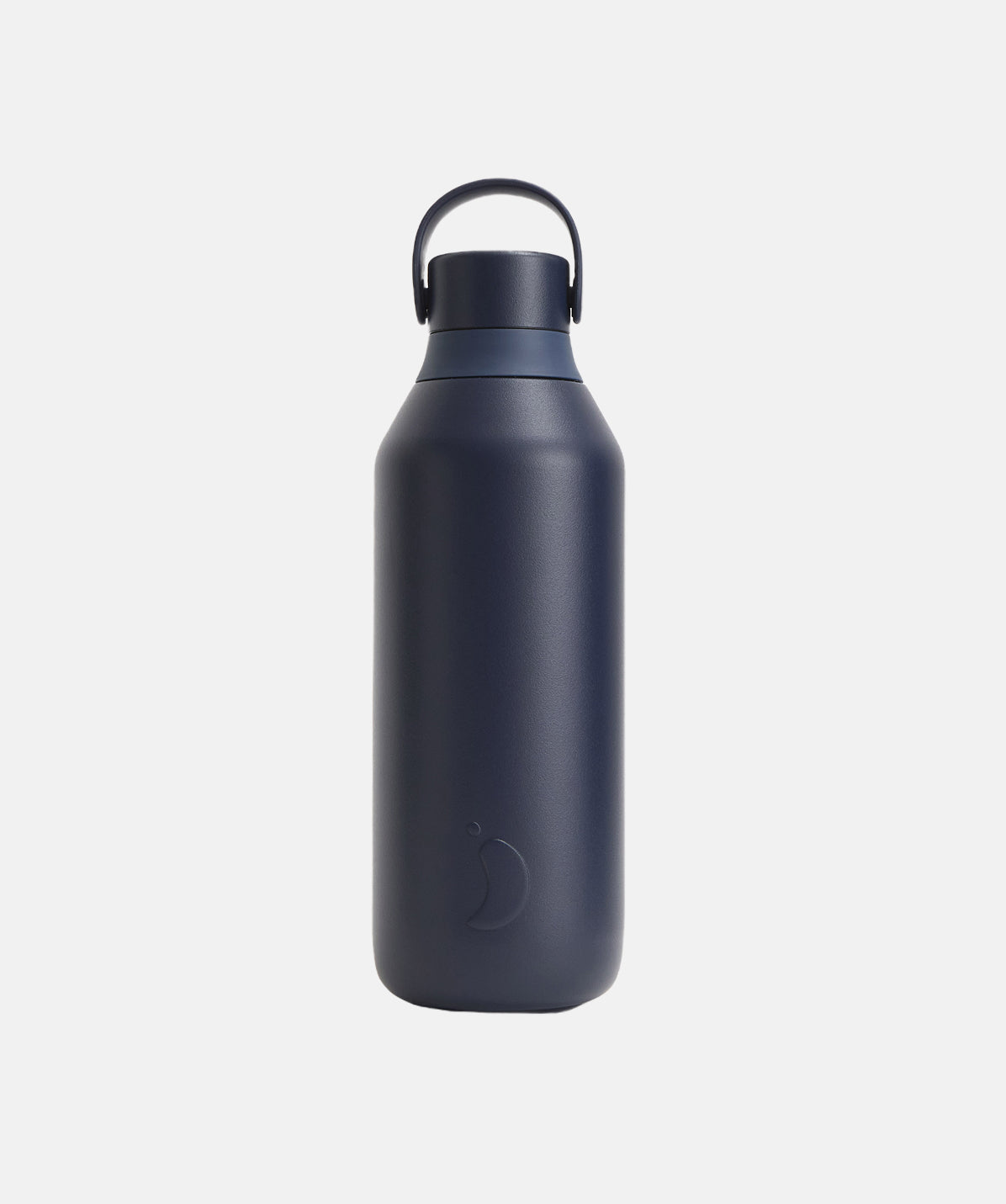 Botella Chilly's Serie 3 Astral 500ml de acero reciclado. Rendimiento térmico en azul profundo.