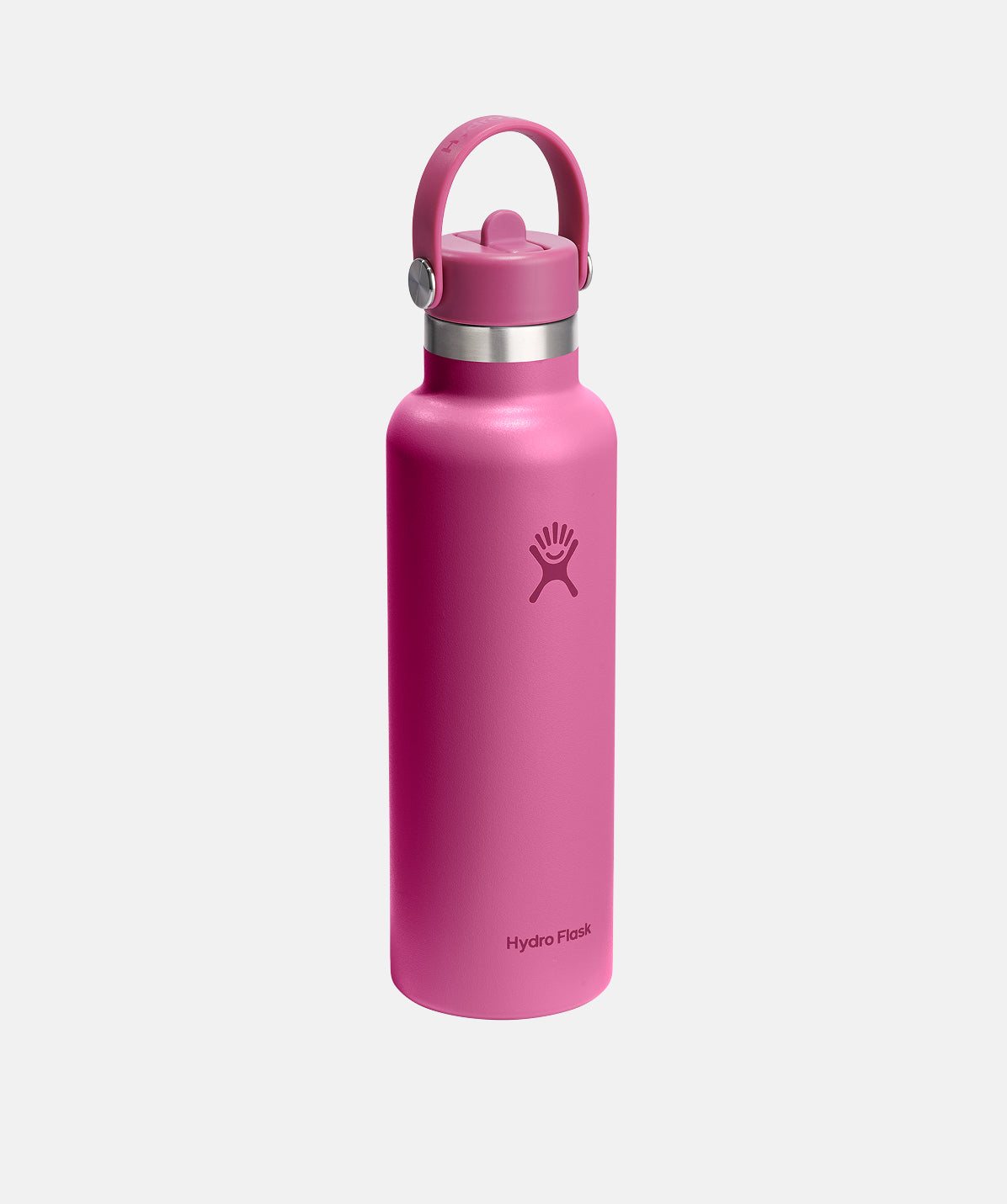 Hydro Flask 621ml Reef (verde/azul), vista lateral de la botella de hidratación.