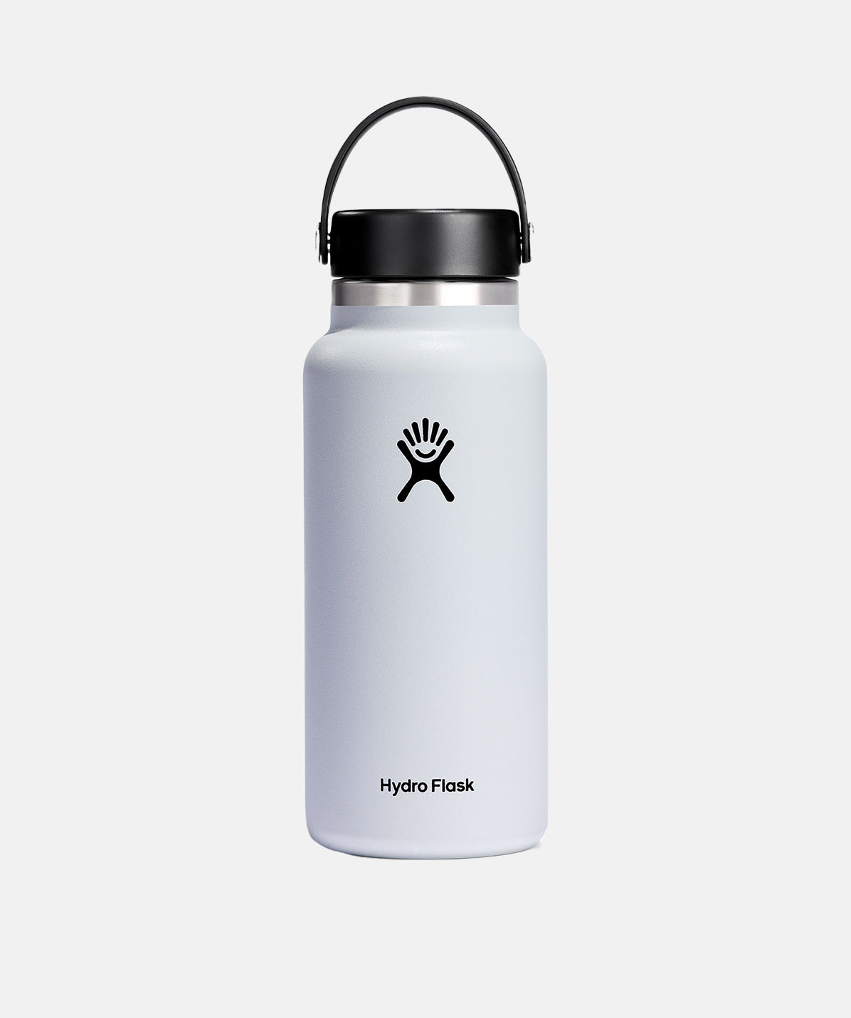 Hydro Flask 946ml blanca, acero inoxidable Pro-Grade, mantiene líquidos fríos 24 horas y calientes 12 horas.