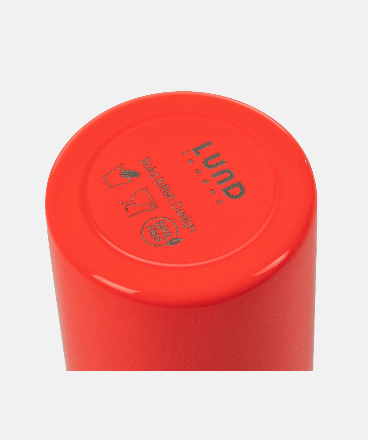 Base del termo Lund Lite bicolor, de color coral y menta, de tamaño 500ml.