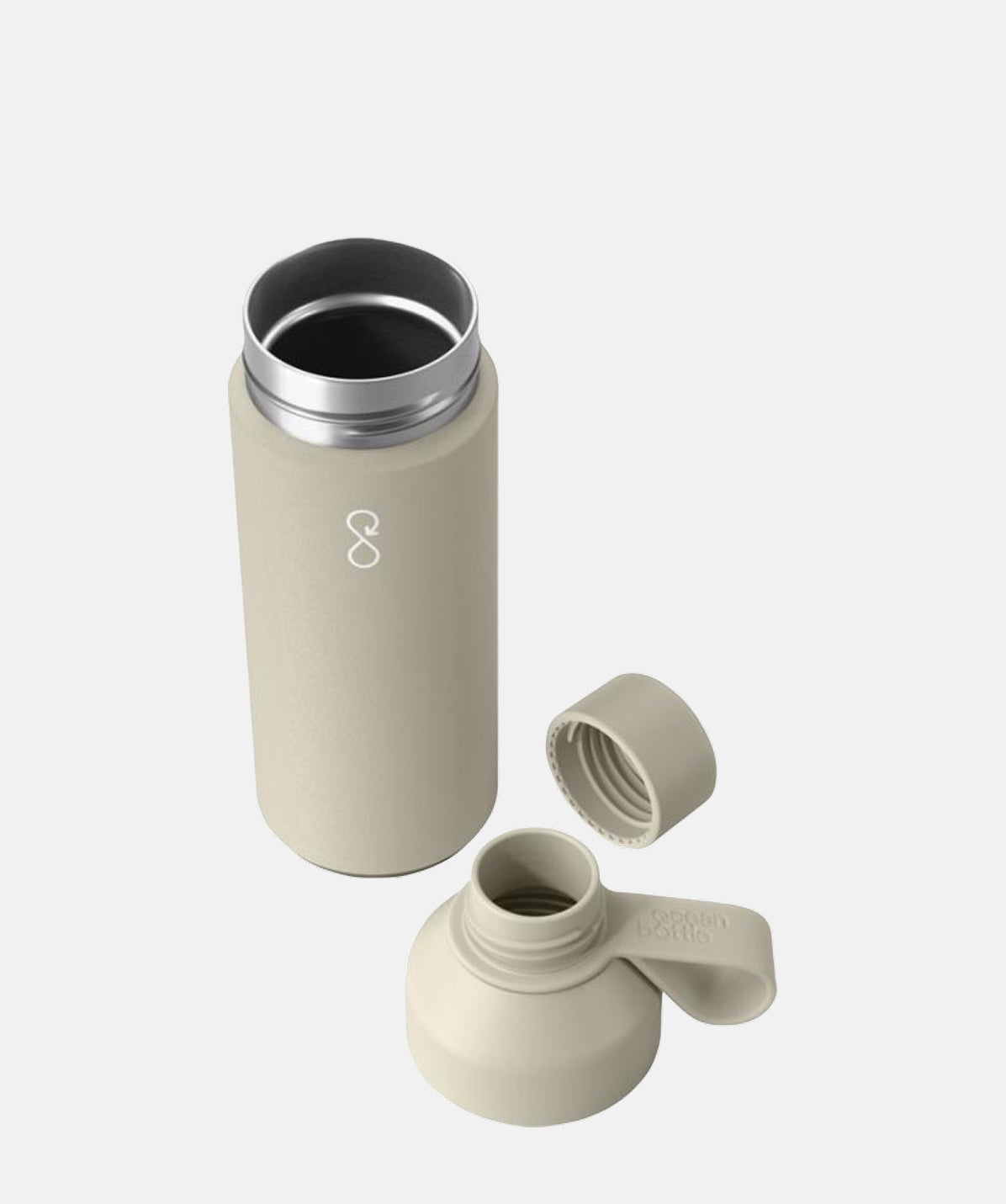 Botella Ocean Bottle Arenisca 500ml (medio litro). Termo de acero inoxidable con tapa de doble apertura.