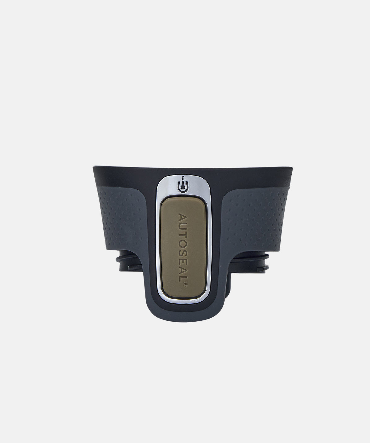 Tapa de rosca Contigo West Loop Autoseal color Latte, detalle del sistema de sellado 100% seguro.