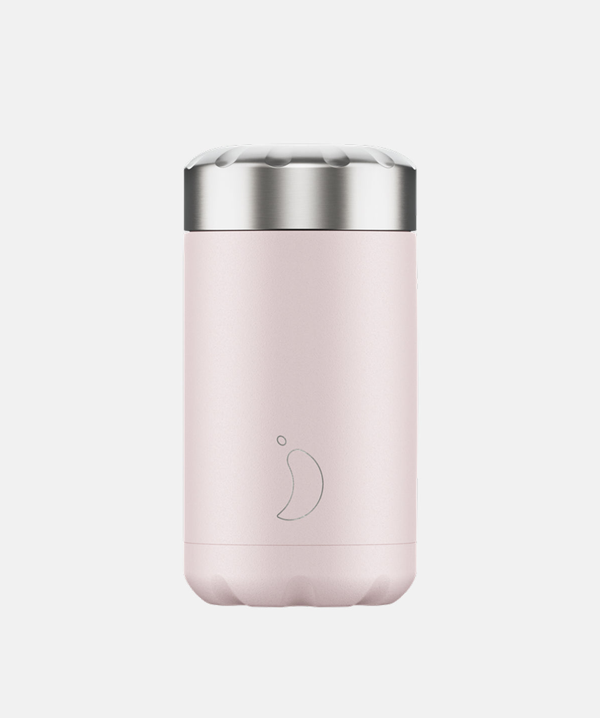 Termo de comida Chilly's rosa pastel liso de 500ml, excelente para conservar tus platos calientes o fríos.