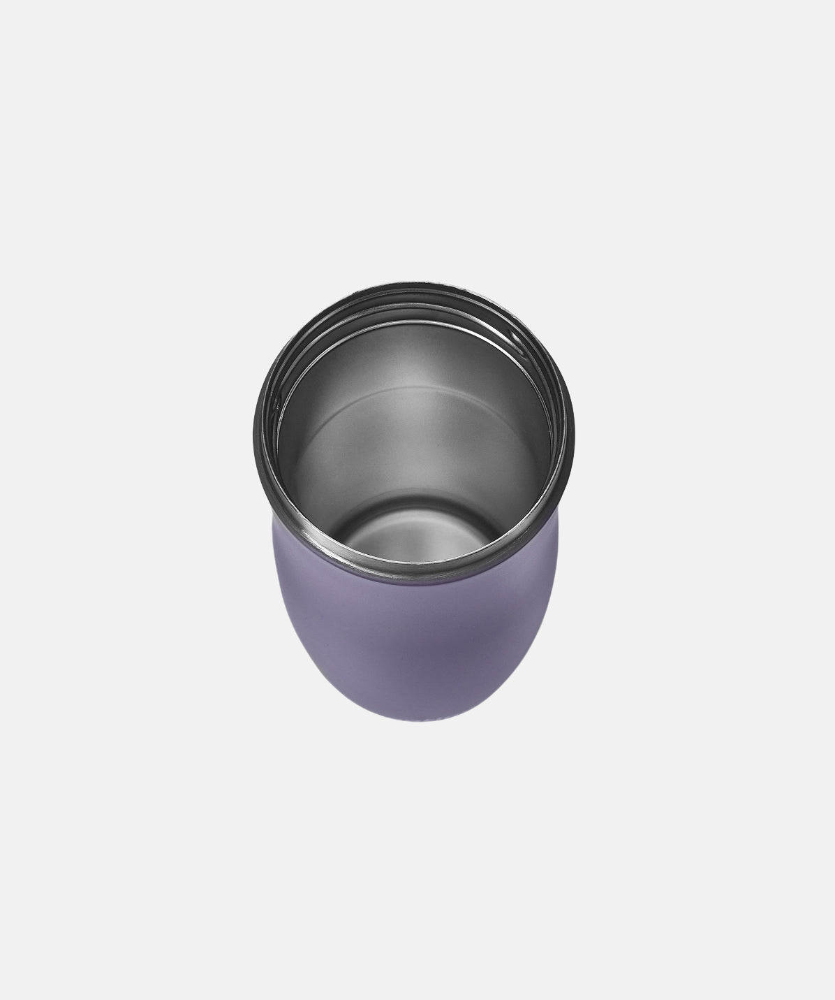 Vista superior del Termo Contigo West Loop de capacidad 470ml, mostrando el interior de acero inoxidable.