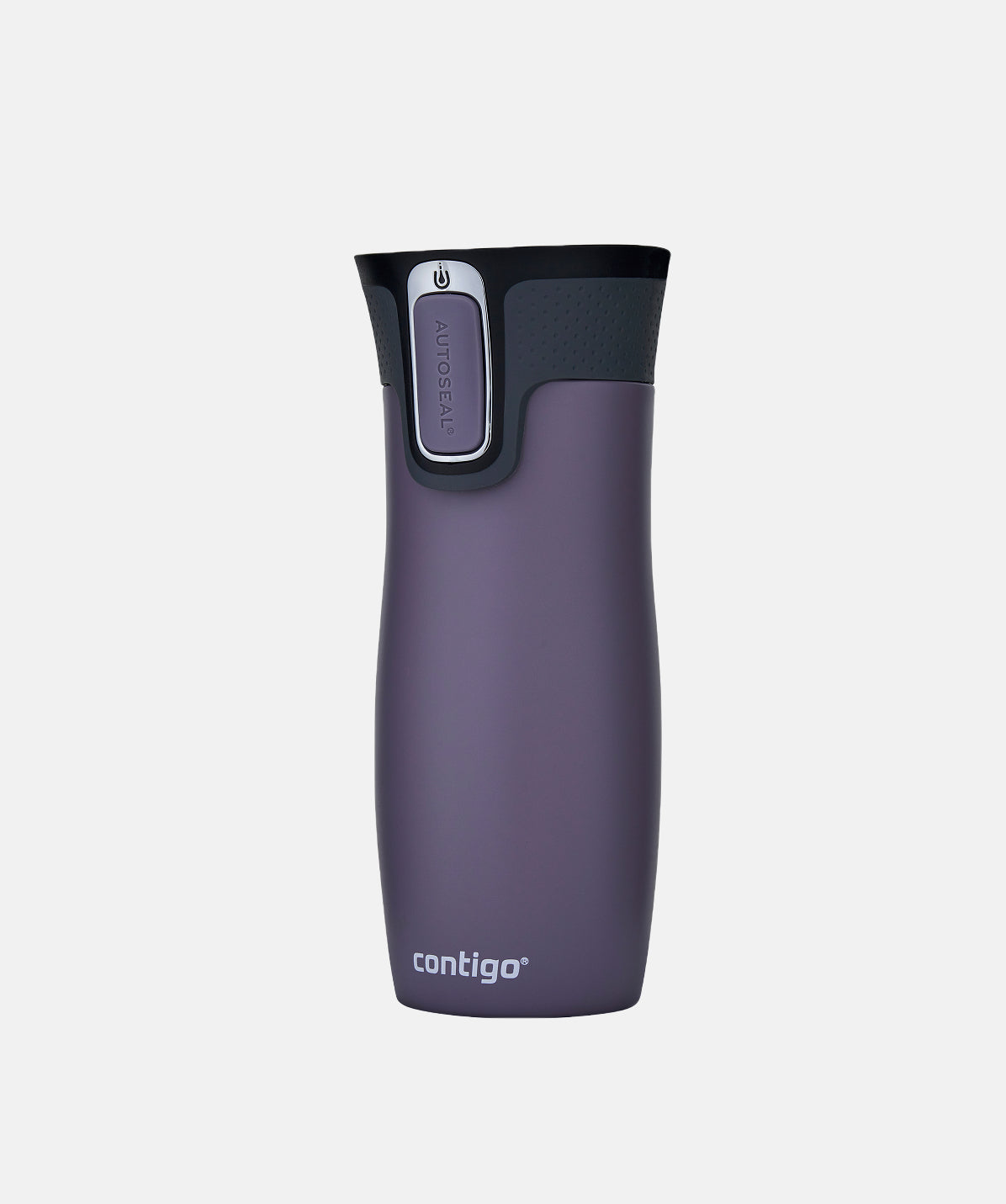 Termo Contigo West Loop 470ml ciruela, acero inoxidable, ideal para bebidas frías o calientes en el día a día.