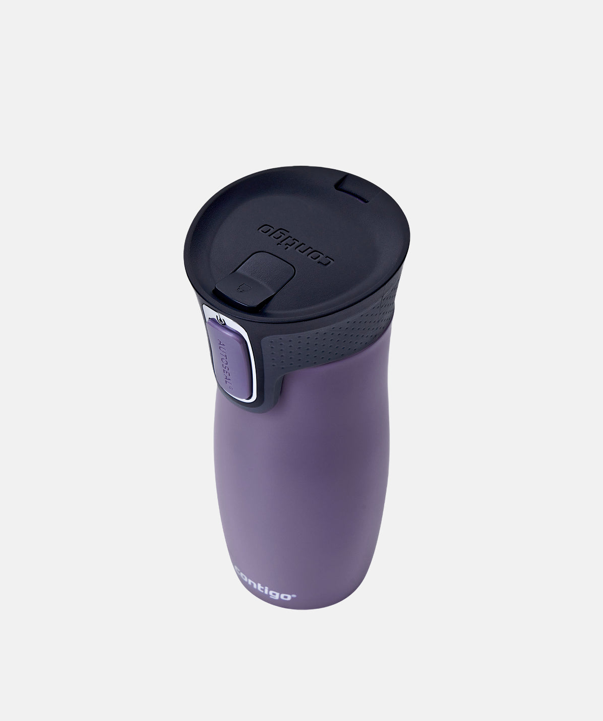 Termo Contigo West Loop 470ml ciruela, acero inoxidable, ideal para bebidas frías o calientes en el día a día.