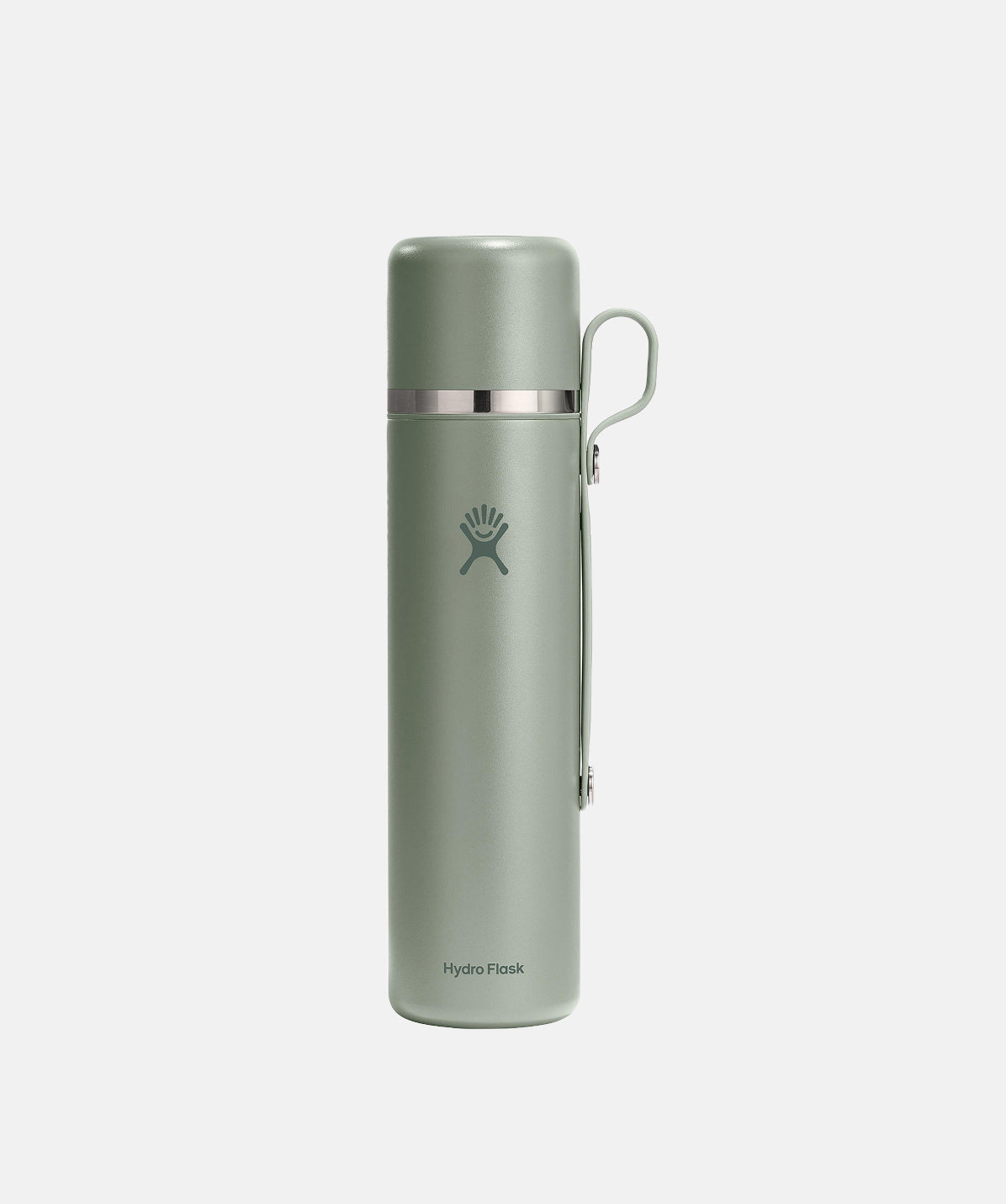 Termo Hydro Flask Hot Flask 36oz color Agave, acero inoxidable y tapa-tazón de doble pared.