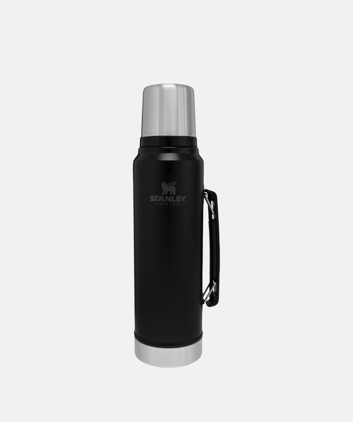 Termo Stanley Classic Legendary Bottle negro 1 Litro, de acero inoxidable legendario.