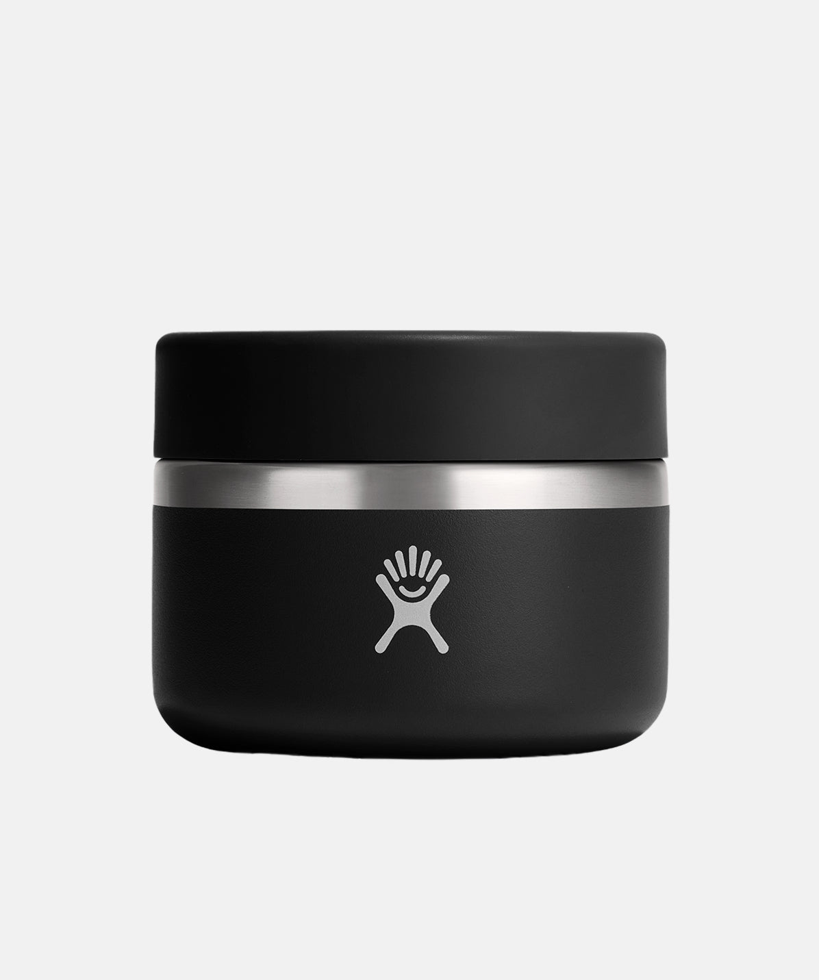 Termo para sólidos Hydro Flask Insulated Food Jar negro 12oz (355ml) de acero inoxidable.