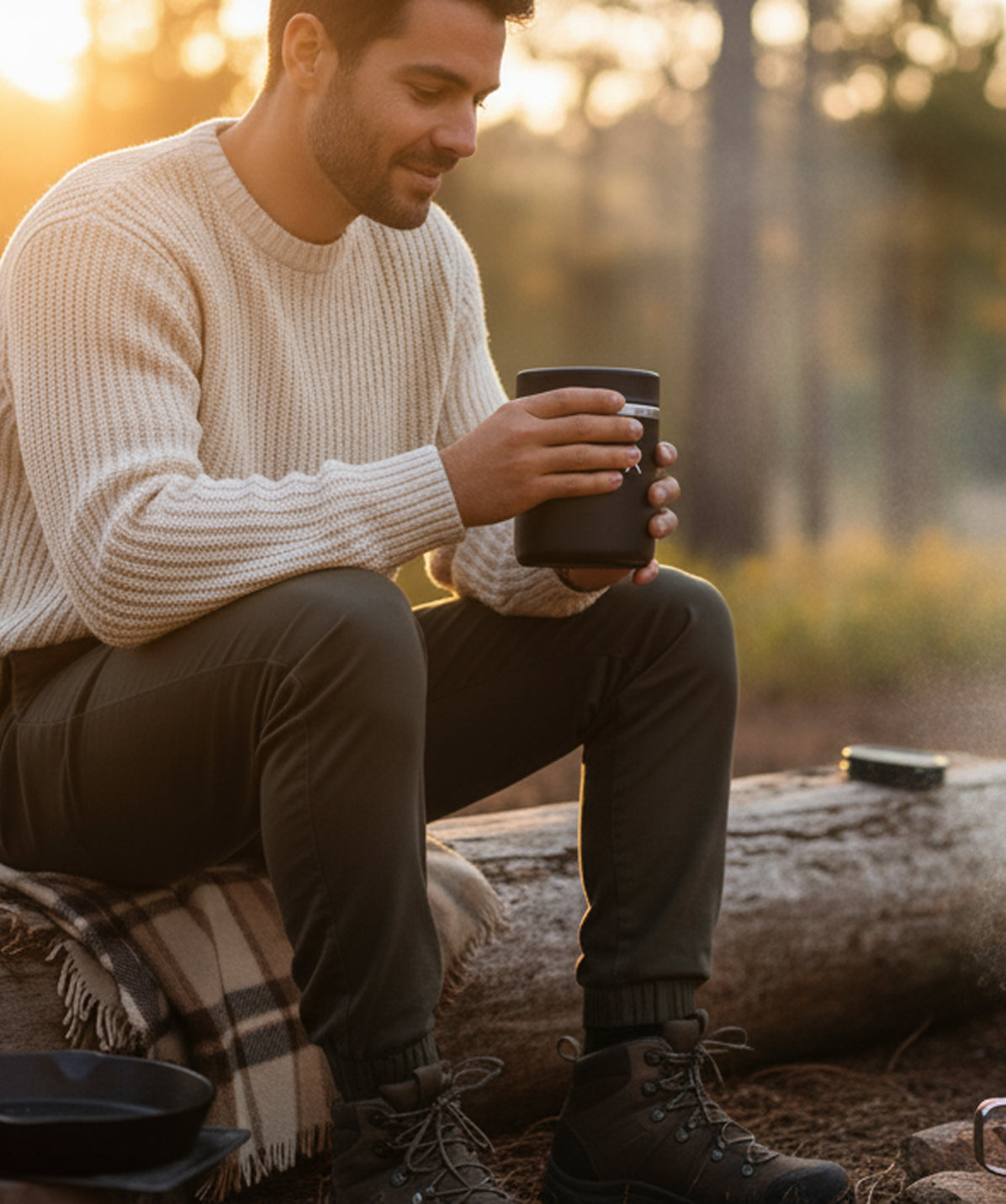 Termo de sólidos Hydro Flask 28 oz Food Jar Negro 828ml. Termo de comida grande para picnic, sierra y actividades al aire libre.