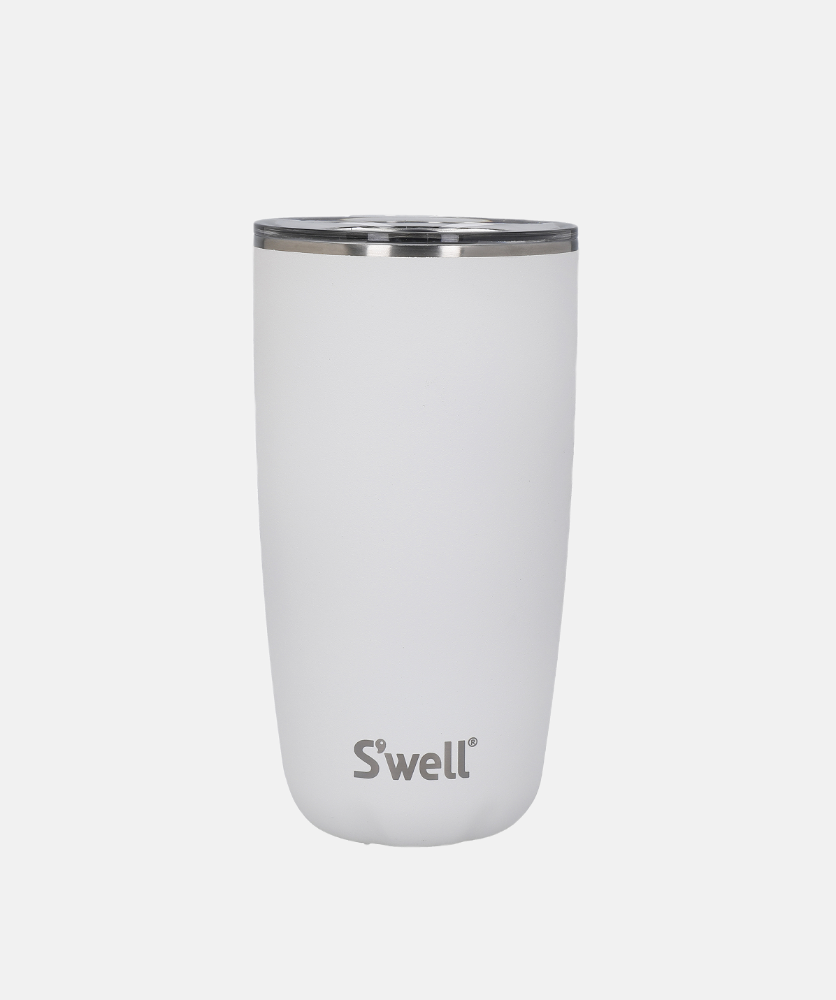 Vaso térmico S'well Tumbler Stone Moonstone de acero inoxidable 530ml en color blanco.