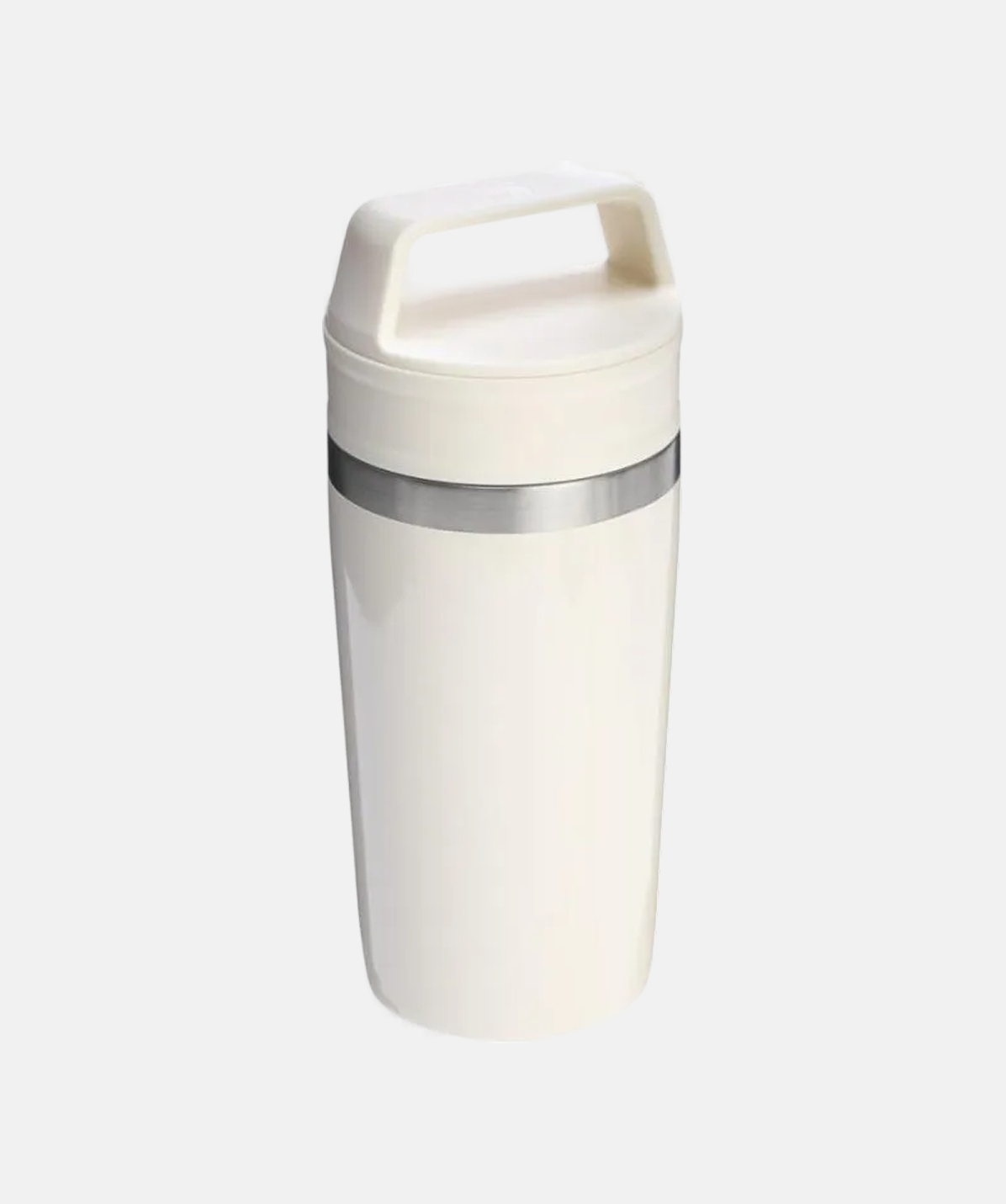 Vista superior del Vaso Térmico Stanley Café-To-Go Cream gloss 354ml.